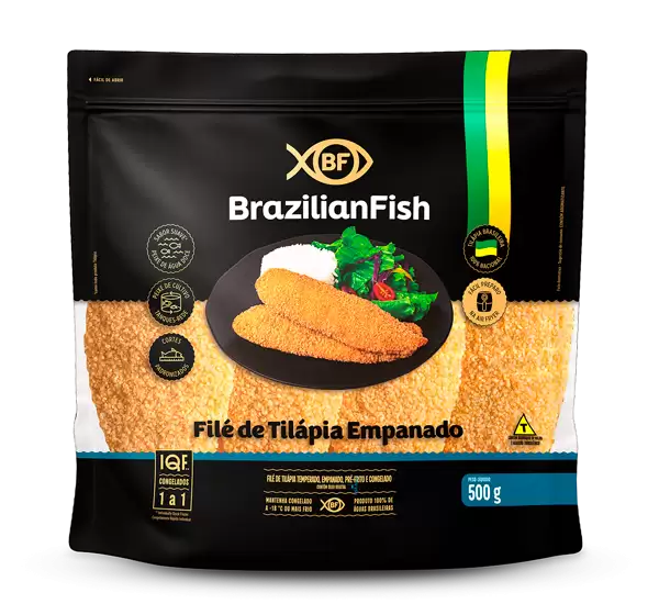 Filé de Tilápia Empanado