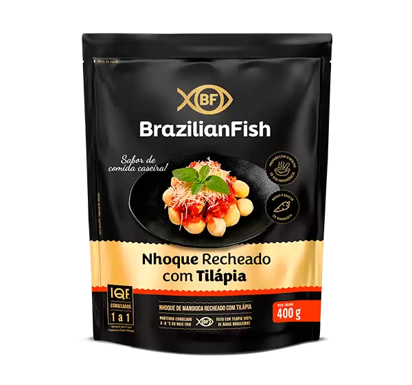 Nhoque Recheado com Tilápia