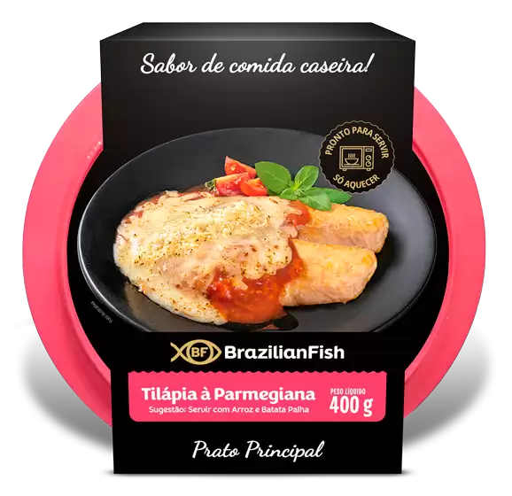 Tilápia à Parmegiana - Prato Principal